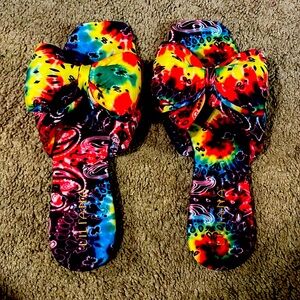 Liliana Breezy-4A Slides Color: Rainbow Size 8 New!